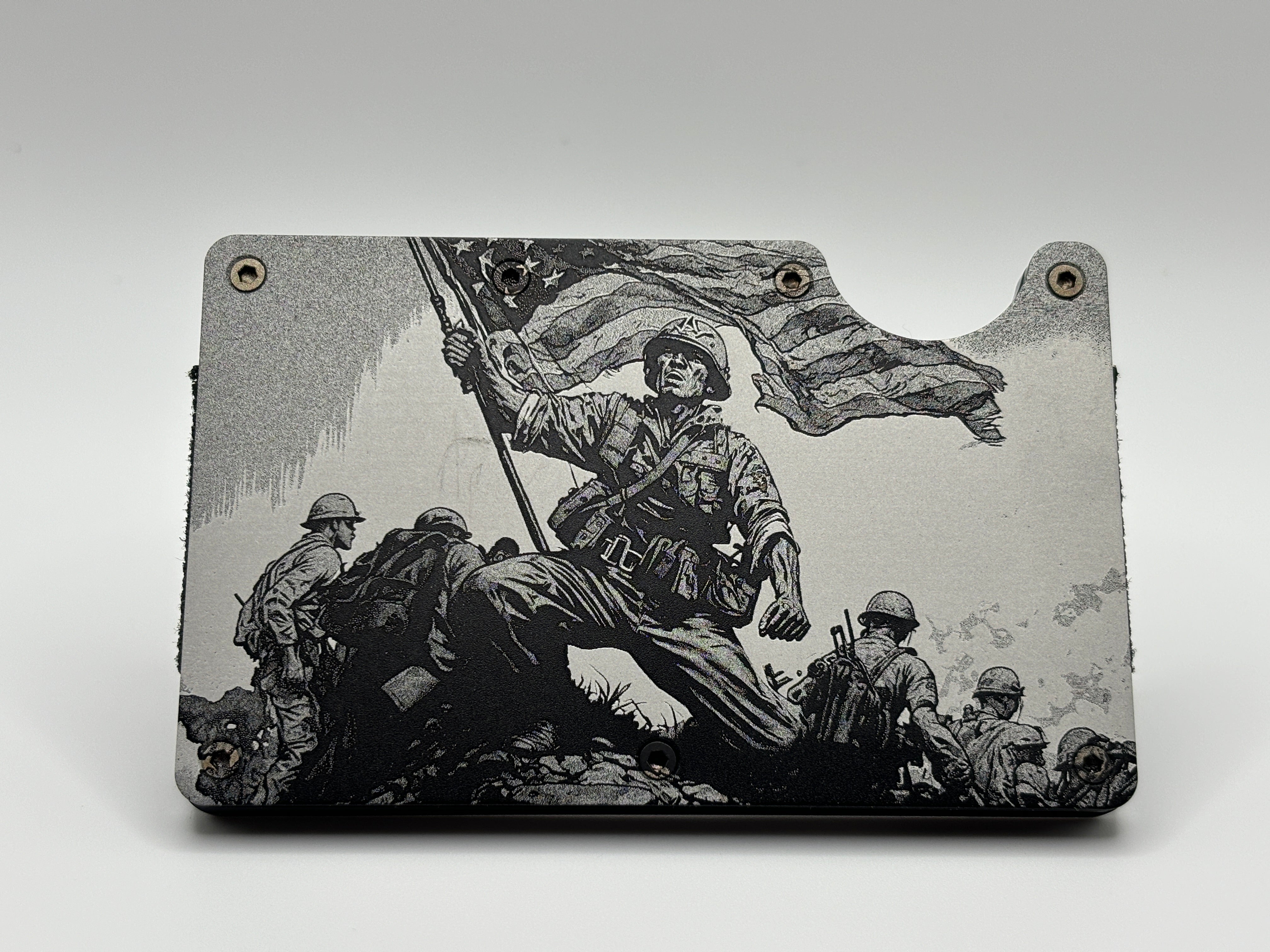 Wallet - Art of Soldier Raising Flag